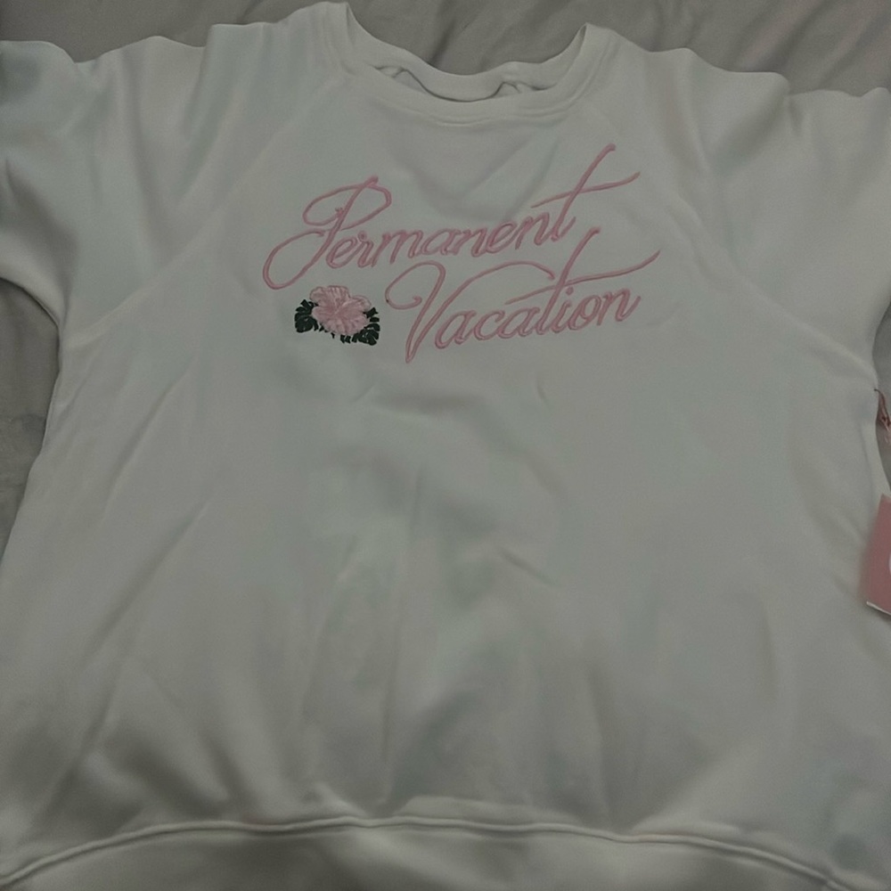 NWT Ban.do Permanent Vacation Sweatshirt